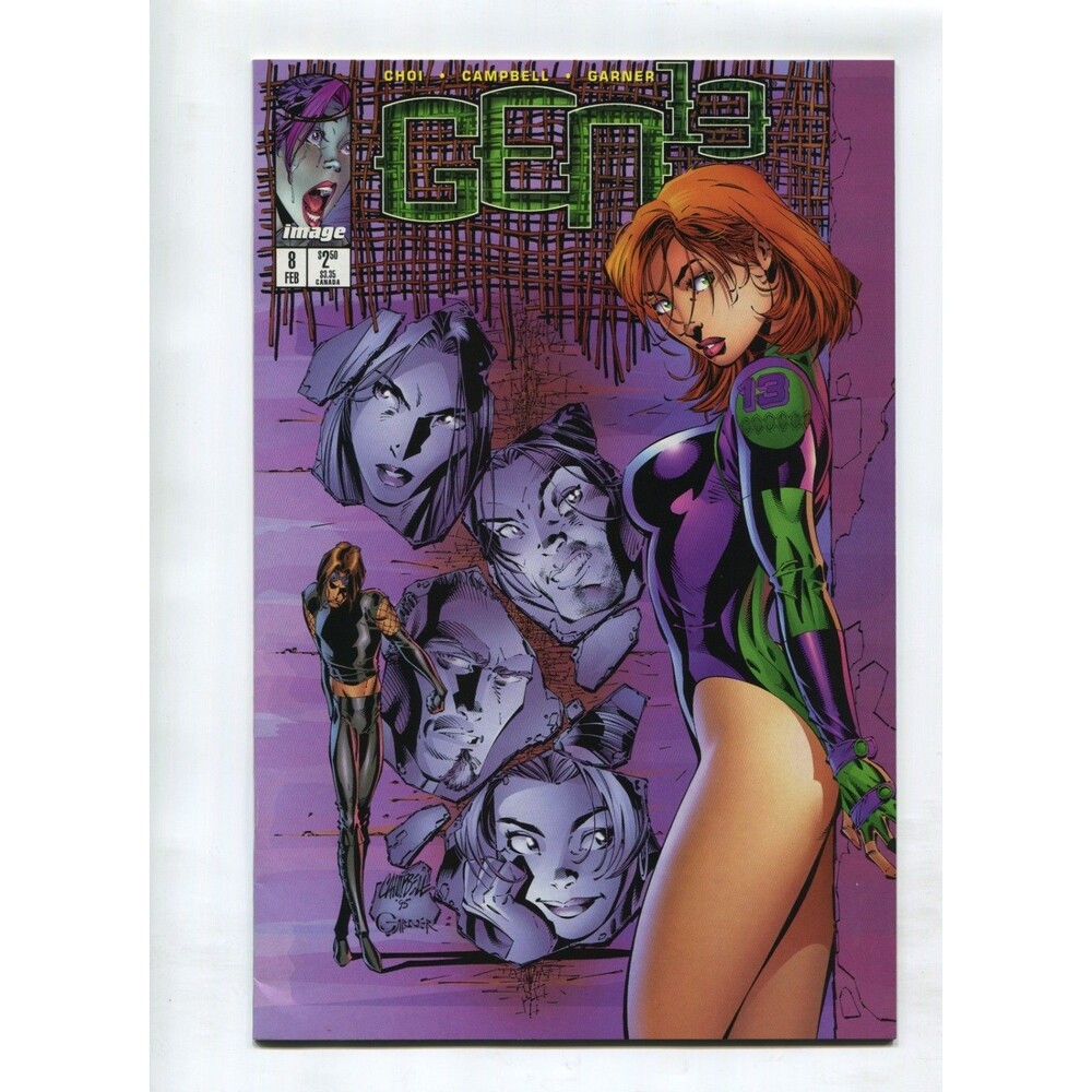 Gen 13 #8 Image Comics 1996 Comic Book Brandon Choi Jim Lee J. Scott Campbell